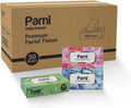 Premium Facial Tissues 30 Boxes Soft 2-Ply 3000 Count Bulk for Home Office
